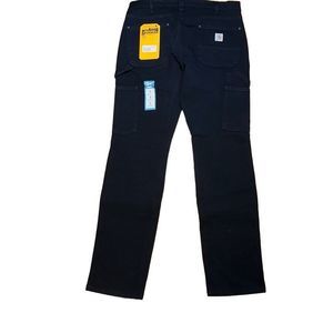 Carhartt sz 8 Long WOMEN'S RUGGED FLEX RELAXED FIT TWILL DOUBLE-FRONT WORK PANT